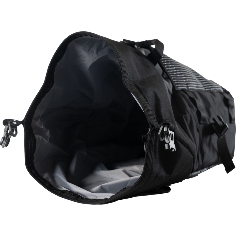 Geantă de motocicletă impermeabilă MotoZem DryBag neagră 27,5 l