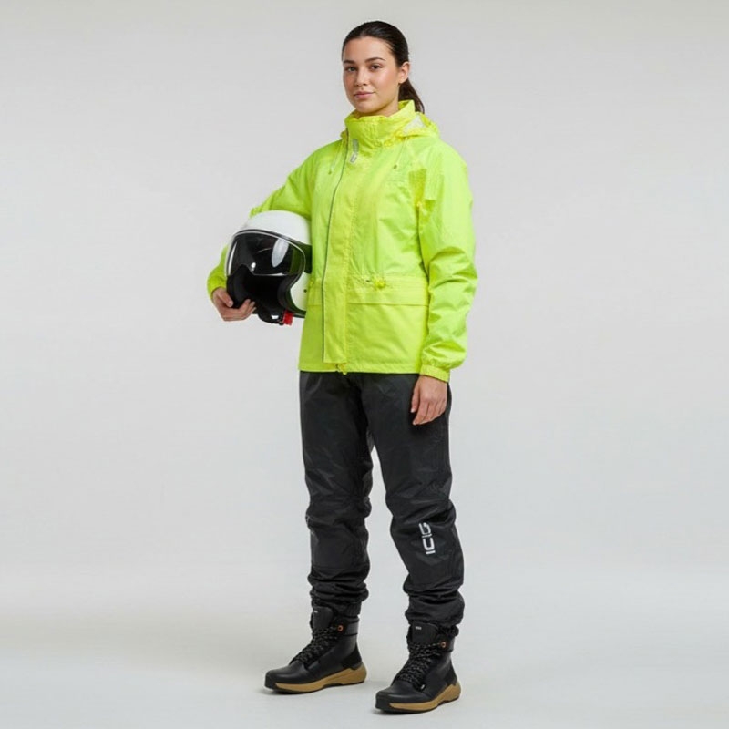 Pelerina de ploaie pentru motocicletă SiDi Tempora galben-negru fluo