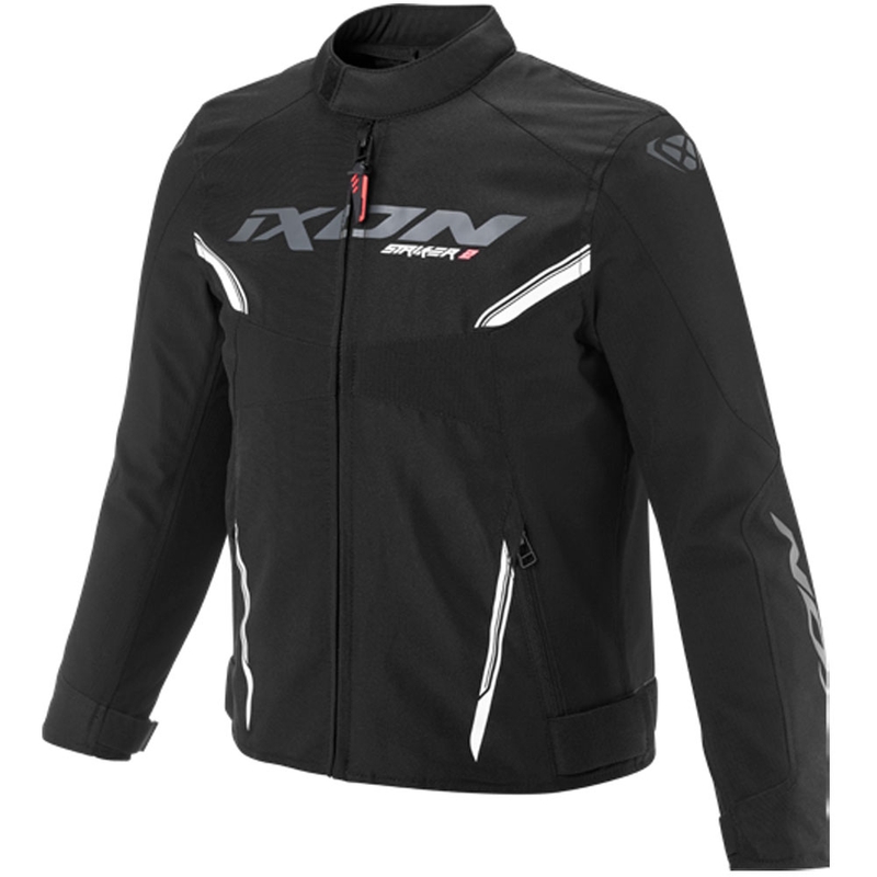 Geacă de motocicletă IXON Striker 2 pentru copii, negru-alb