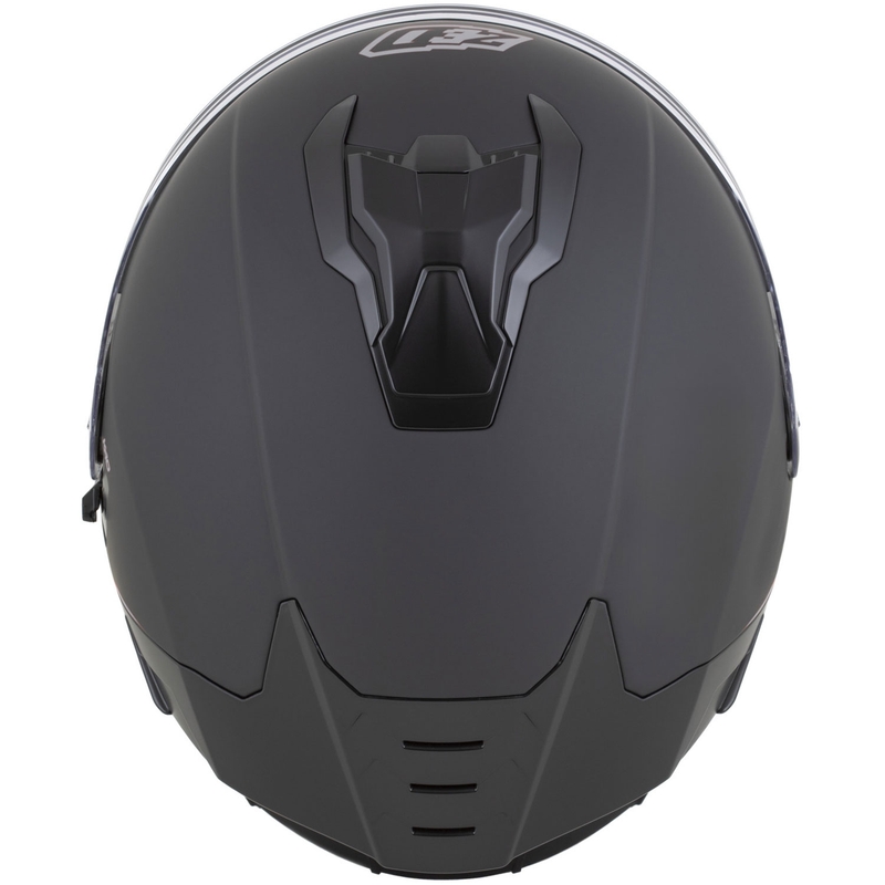 Cască integrală pentru motocicletă ZED K40 negru mat-gri închis
