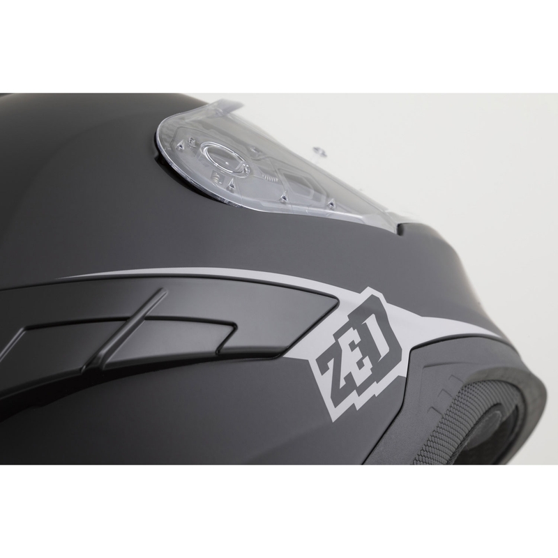 Cască integrală pentru motocicletă ZED K40 negru mat-gri închis