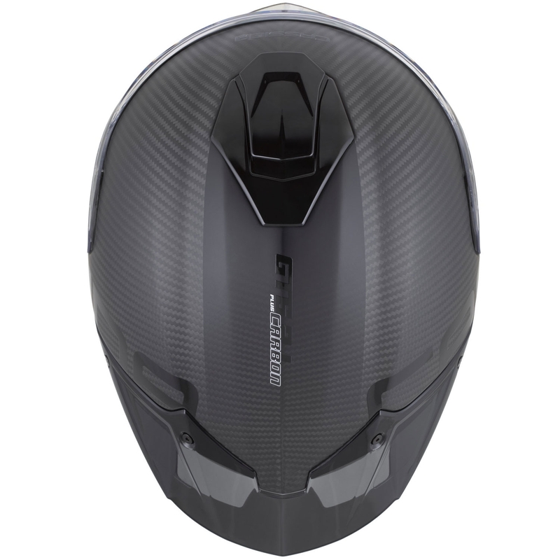Cască integrală pentru motocicletă Cassida Integral GTS 2.1 Plus Carbon, mată, carbon-negru-alb
