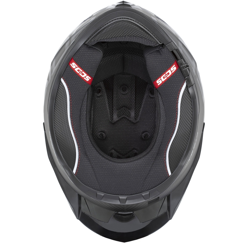 Cască integrală pentru motocicletă Cassida Integral GTS 2.1 Plus Carbon, mată, carbon-negru-alb