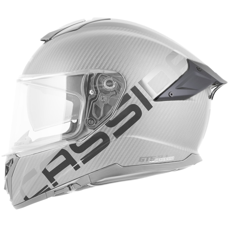 Cască integrală pentru motocicletă Cassida Integral GTS 2.1 Plus Carbon, mată, carbon-negru-alb
