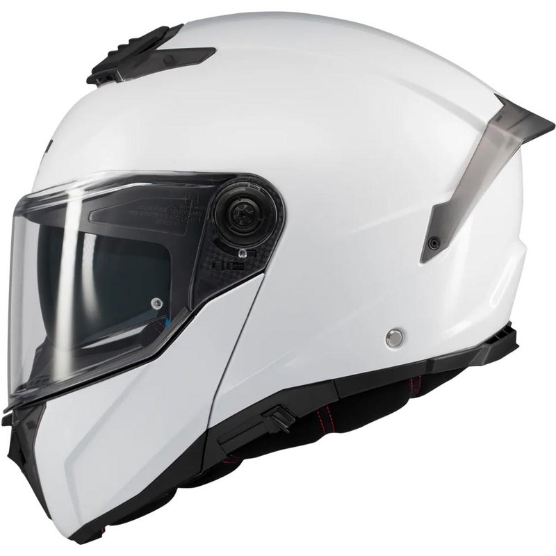 Cască de motocicletă pliabilă MT Atom 2 SV Pure A0 albă