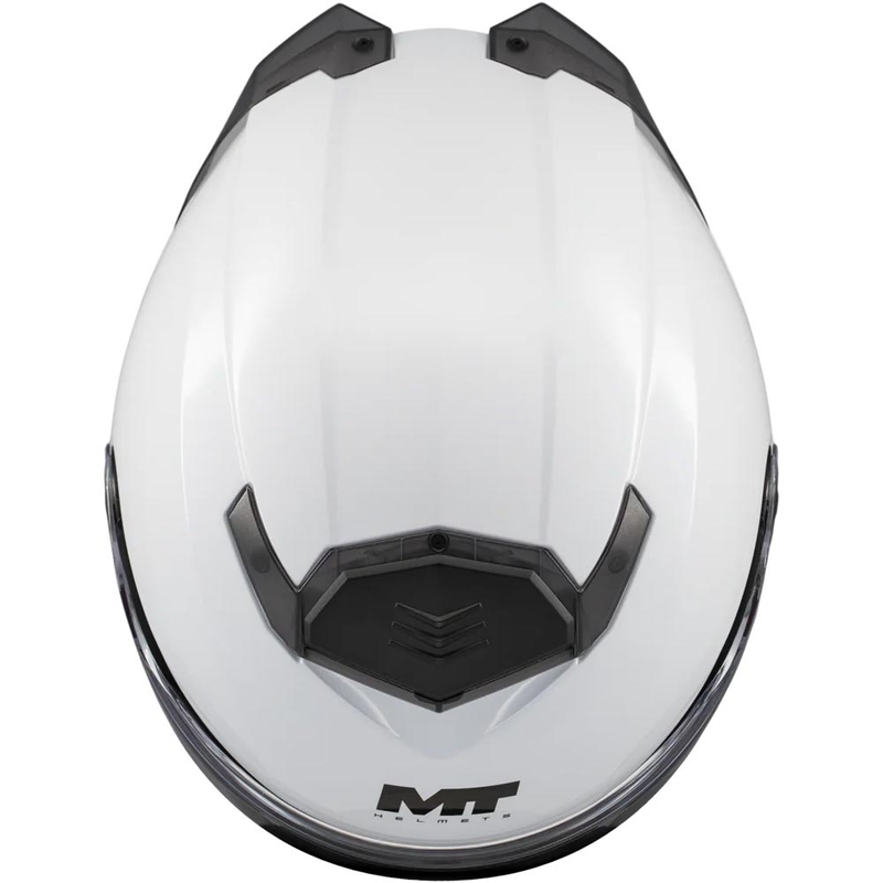 Cască de motocicletă pliabilă MT Atom 2 SV Pure A0 albă