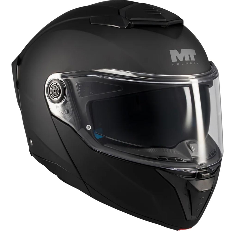 Cască de motocicletă pliabilă MT Atom 2 SV Pure A1 negru mat
