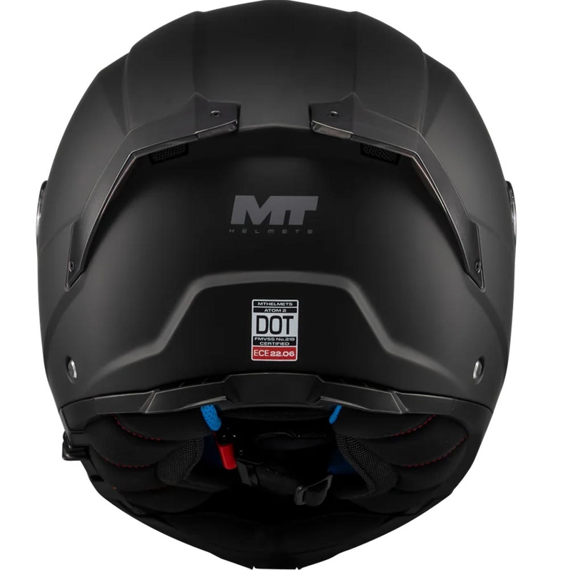 Cască de motocicletă pliabilă MT Atom 2 SV Pure A1 negru mat