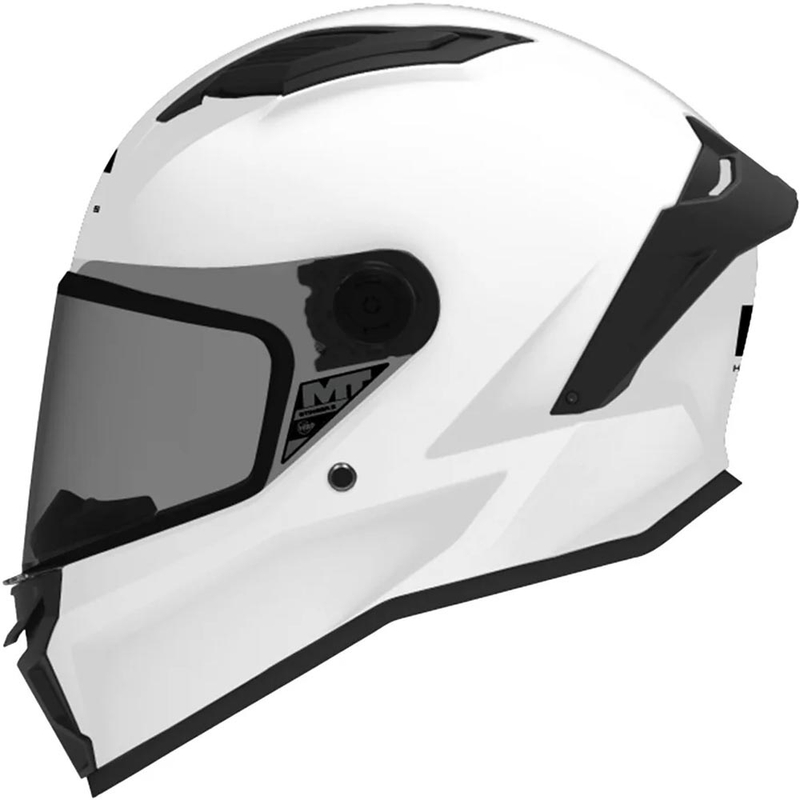 Cască integrală pentru motocicletă MT Stinger 2 A0 pentru copii, albă