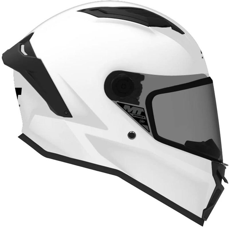 Cască integrală pentru motocicletă MT Stinger 2 A0 pentru copii, albă