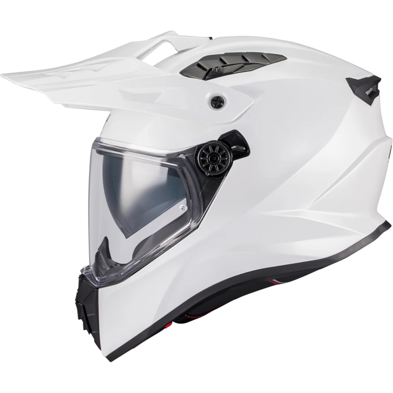 Cască de motocicletă enduro MT Track SV Pure A0 albă