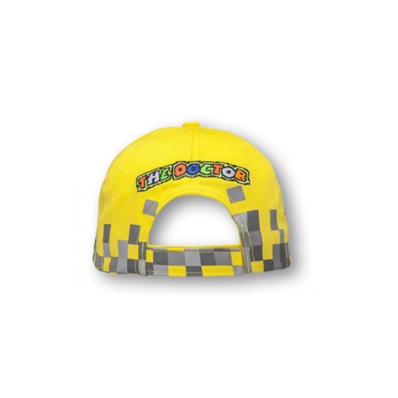 Șapcă pentru copii VR46 Valentino Rossi galben-gri