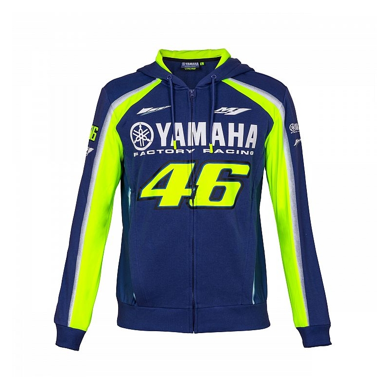 Hanorac VR46 Valentino Rossi fleece Yamaha albastru-galben