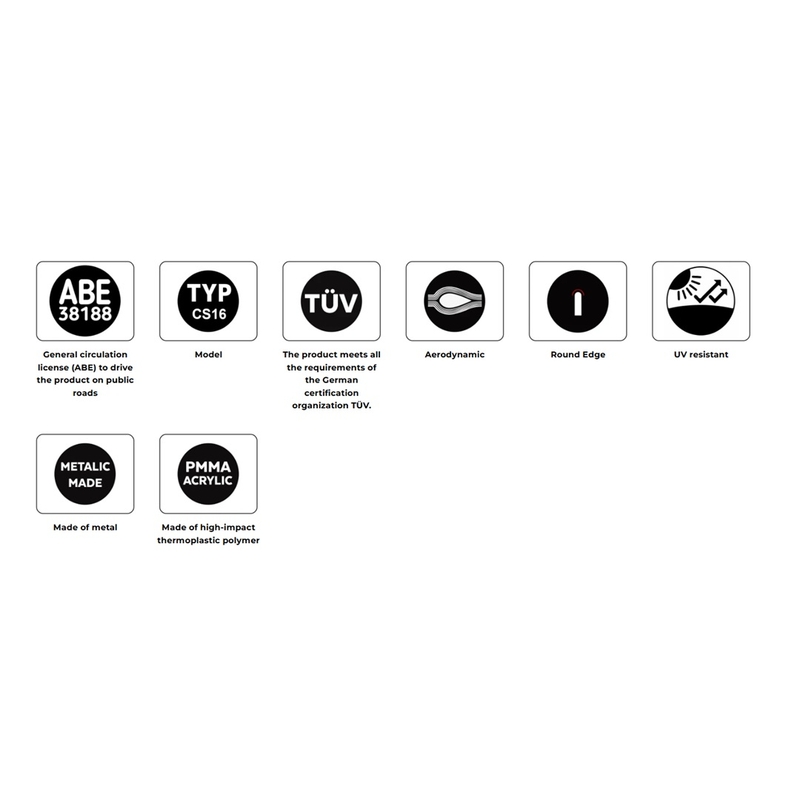 Windshield PUIG NEW GEN. TOURING transparent