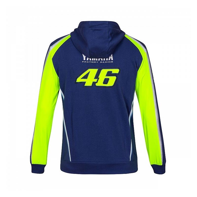 Hanorac VR46 Valentino Rossi fleece Yamaha albastru-galben