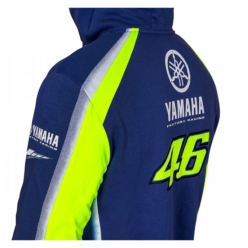 Hanorac VR46 Valentino Rossi fleece Yamaha albastru-galben