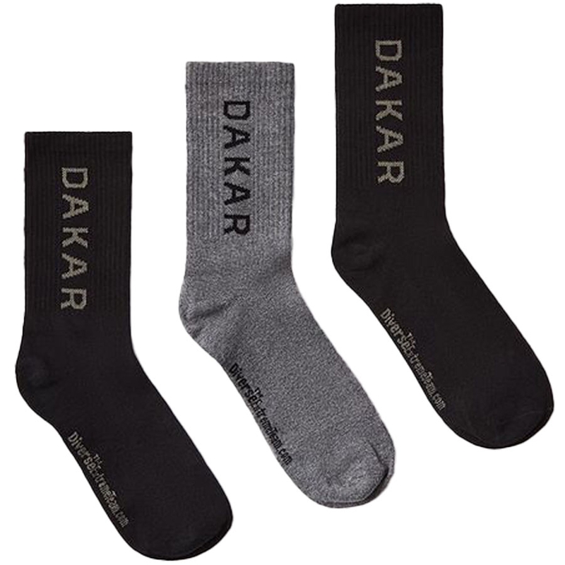 Set șosete Dakar Athlan negru-gri