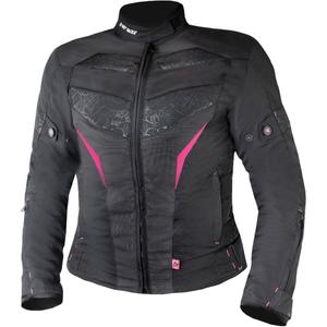 Geaca moto dama Street Racer Rose negru-roz