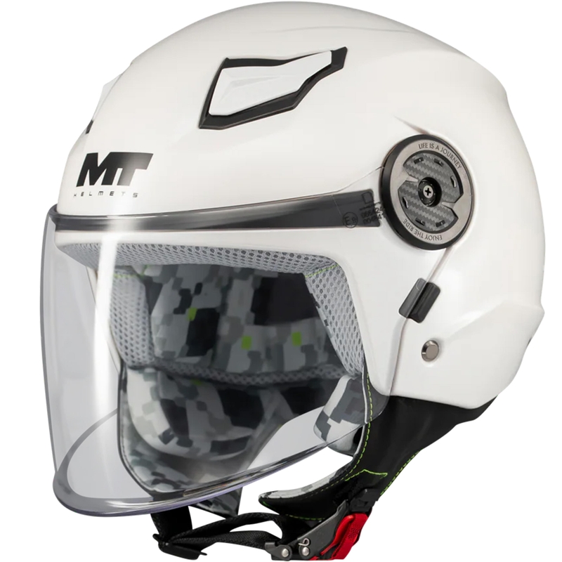 Cască de motocicletă deschisă pentru copii MT Lite Pure A0 albă