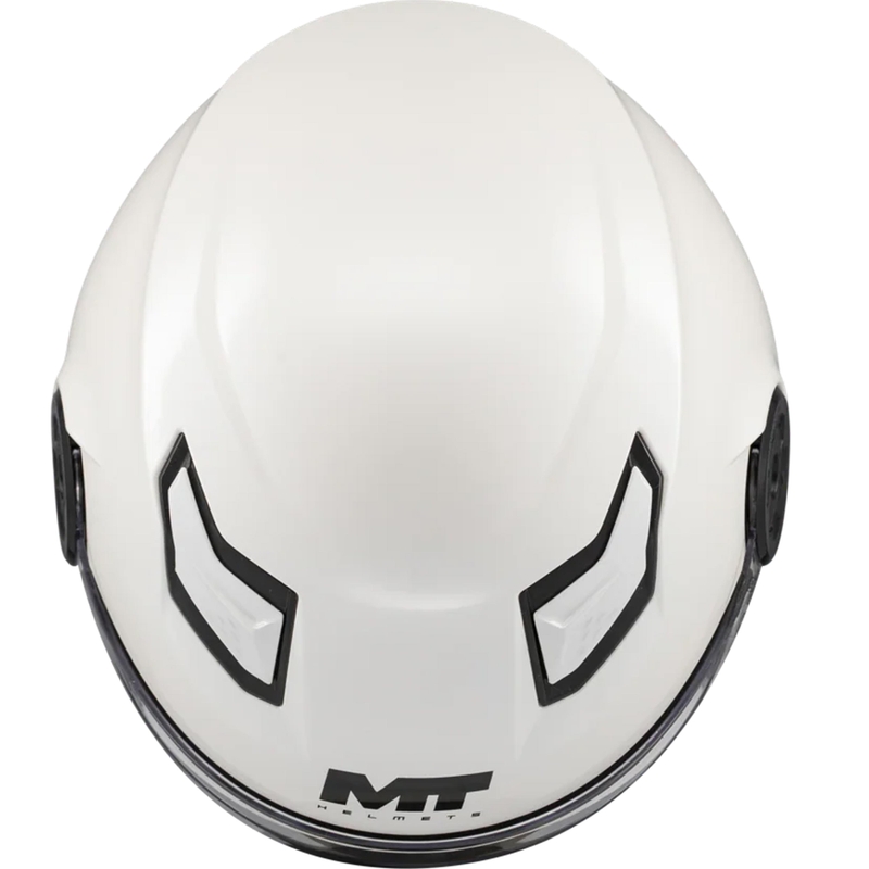 Cască de motocicletă deschisă pentru copii MT Lite Pure A0 albă
