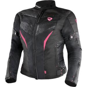 Geaca moto dama Street Racer Rose Air negru-roz