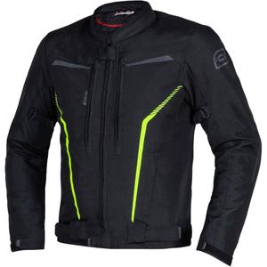 Geacă de motocicletă Ozone Delta IV negru-galben fluo