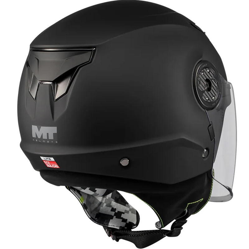Cască de motocicletă deschisă pentru copii MT Lite Pure A1 negru mat