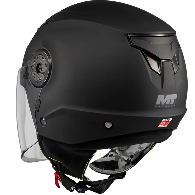 Cască de motocicletă deschisă pentru copii MT Lite Pure A1 negru mat