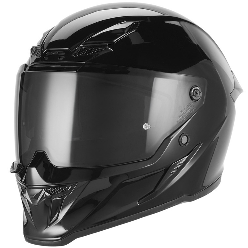 Cască integrală pentru motocicletă NOX Exklusiv Goliath neagră