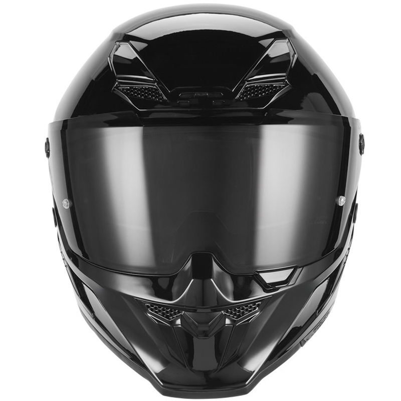 Cască integrală pentru motocicletă NOX Exklusiv Goliath neagră
