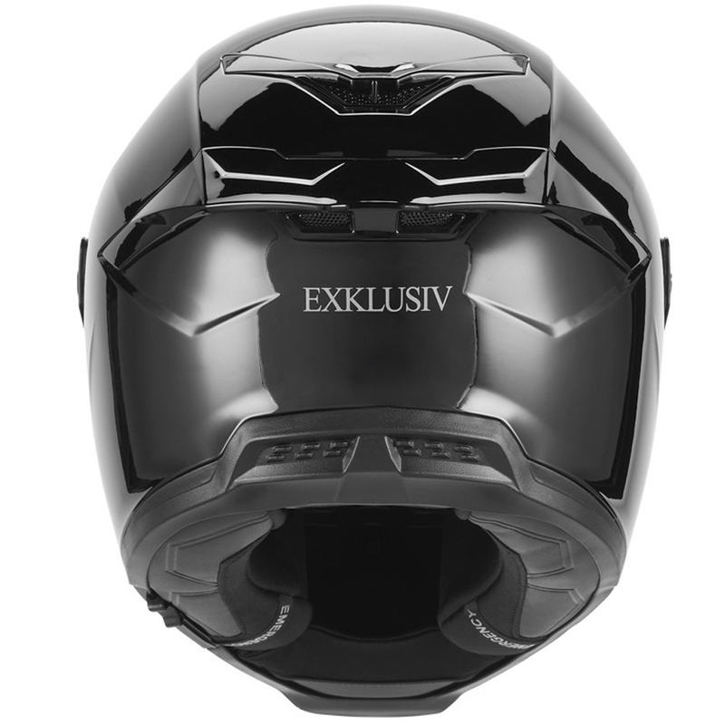 Cască integrală pentru motocicletă NOX Exklusiv Goliath neagră