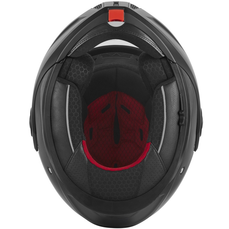 Cască de motocicletă NOX PREMIUM Spinner flip-up, neagră mată