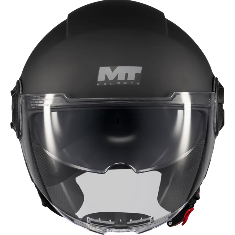 Cască de motocicletă deschisă MT Viale SV S Pure A1 negru mat