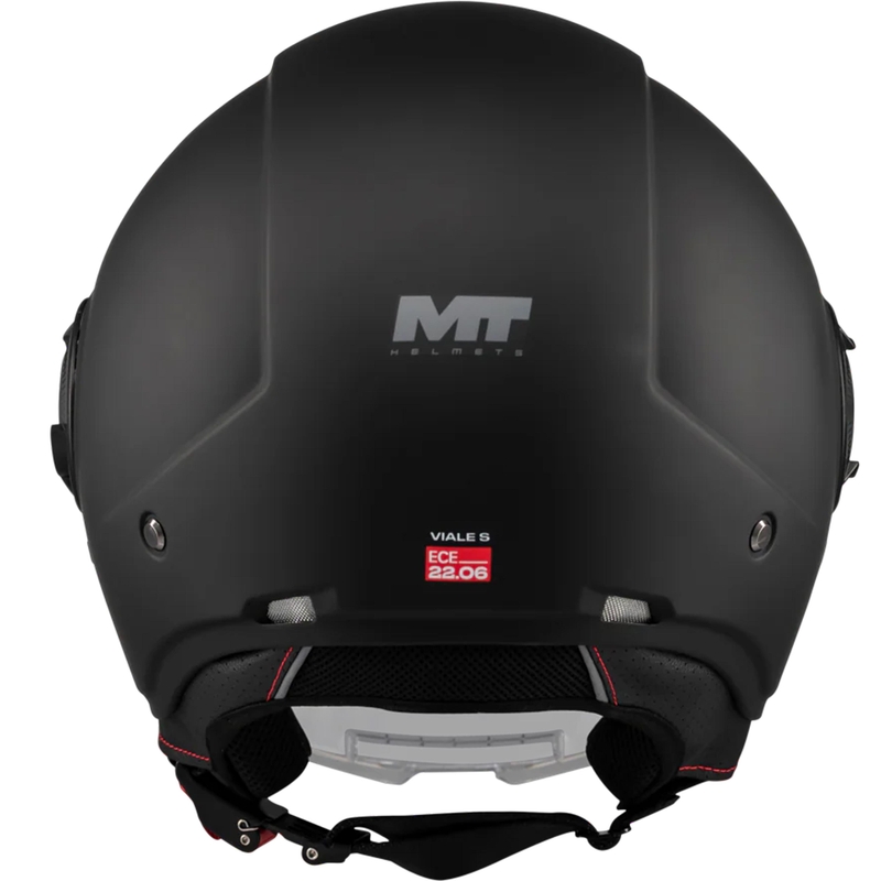 Cască de motocicletă deschisă MT Viale SV S Pure A1 negru mat