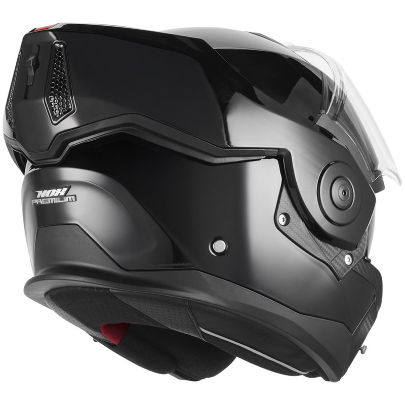 Cască de motocicletă NOX PREMIUM Spinner flip-up neagră