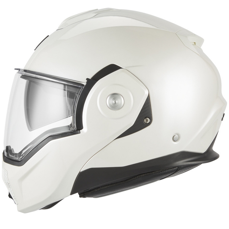 Cască de motocicletă pliabilă NOX PREMIUM Spinner albă
