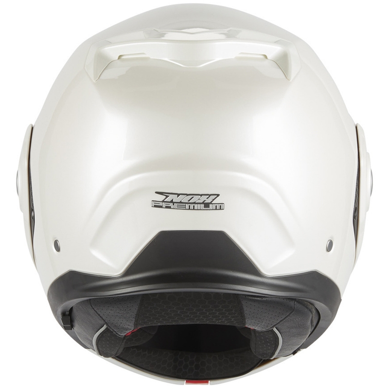 Cască de motocicletă pliabilă NOX PREMIUM Spinner albă