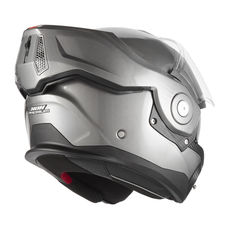 Cască de motocicletă NOX PREMIUM Spinner pliabilă, titan mat