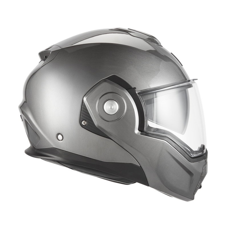Cască de motocicletă NOX PREMIUM Spinner pliabilă, titan mat
