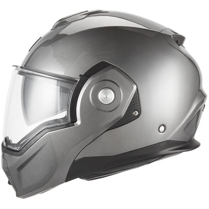 Cască de motocicletă NOX PREMIUM Spinner pliabilă, titan mat
