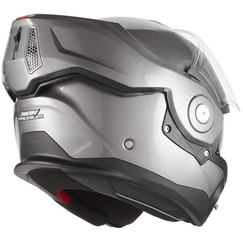 Cască de motocicletă NOX PREMIUM Spinner pliabilă, titan mat