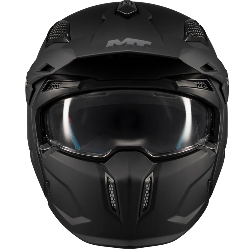 Cască modulară de motocicletă MT Streetfighter SV S Pure A1 negru mat