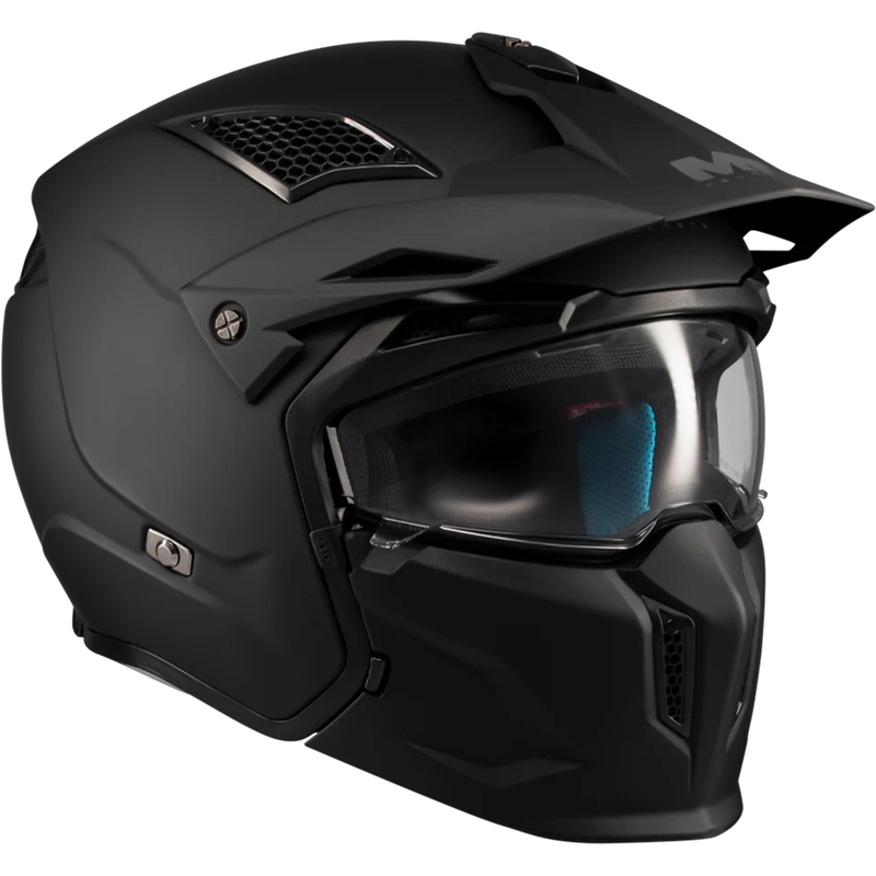 Cască modulară de motocicletă MT Streetfighter SV S Pure A1 negru mat