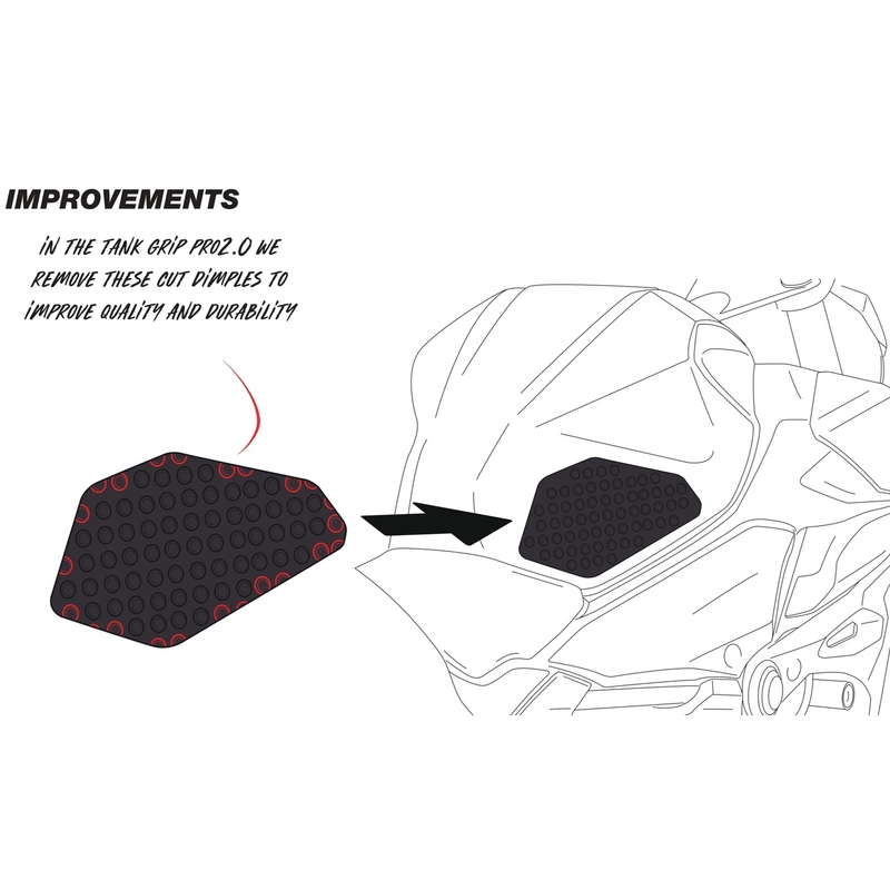Tank protector PUIG Pro 2 Negru