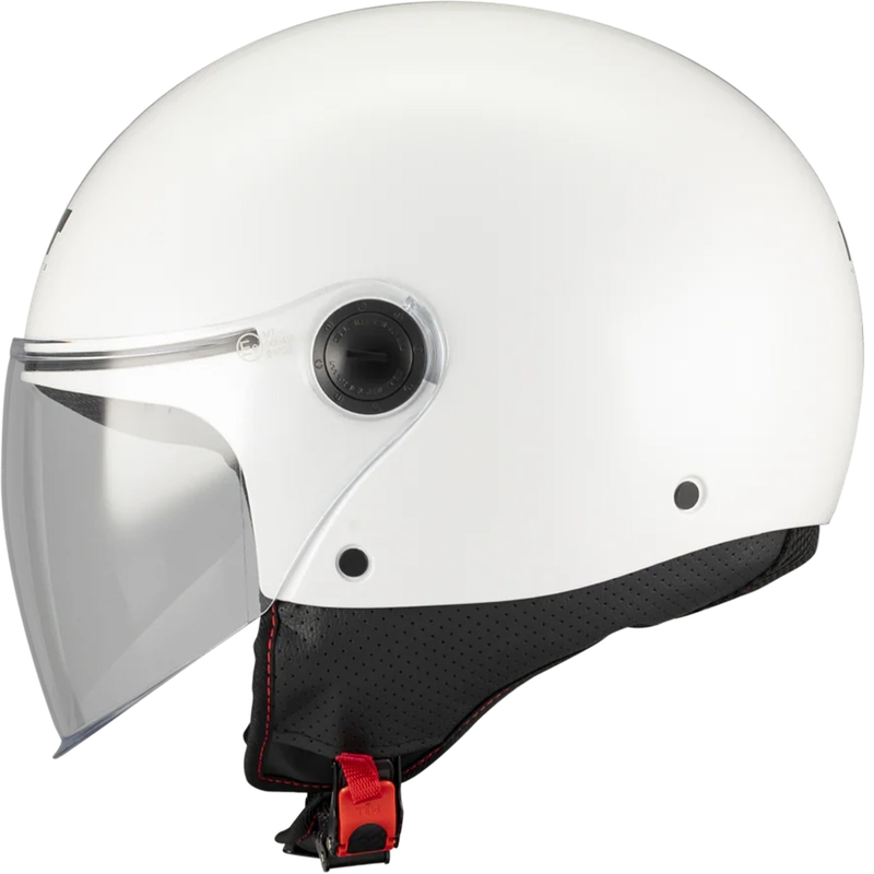 Cască de motocicletă deschisă MT Street S Pure A0 albă