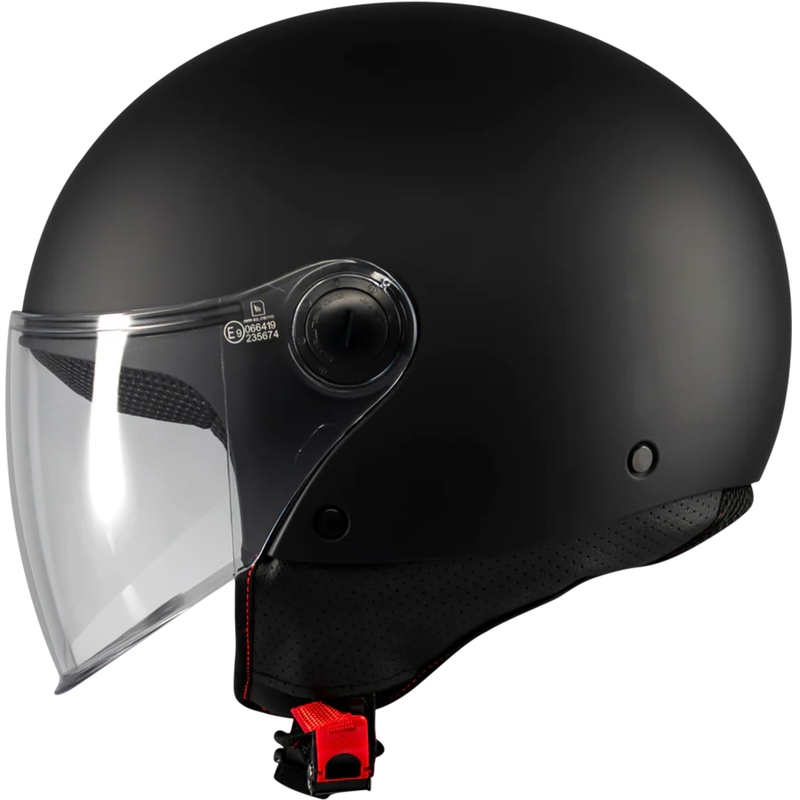 Cască de motocicletă deschisă MT Street S Pure A1 negru mat