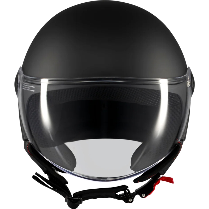 Cască de motocicletă deschisă MT Street S Pure A1 negru mat