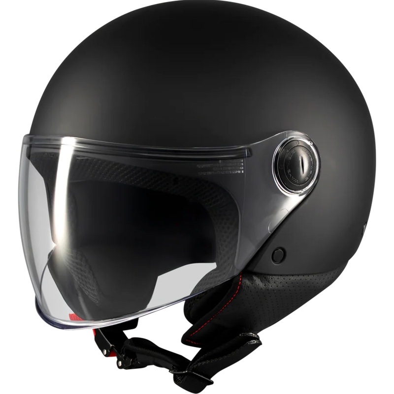 Cască de motocicletă deschisă MT Street S Pure A1 negru mat