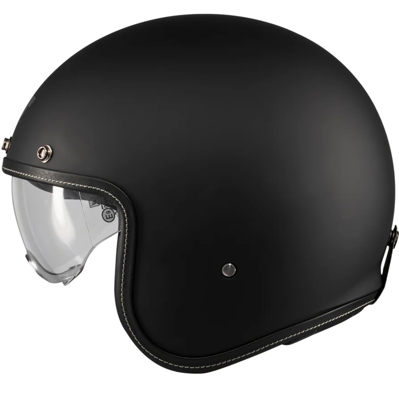 Cască de motocicletă deschisă MT Lemans 2 SV S Pure A1 negru mat