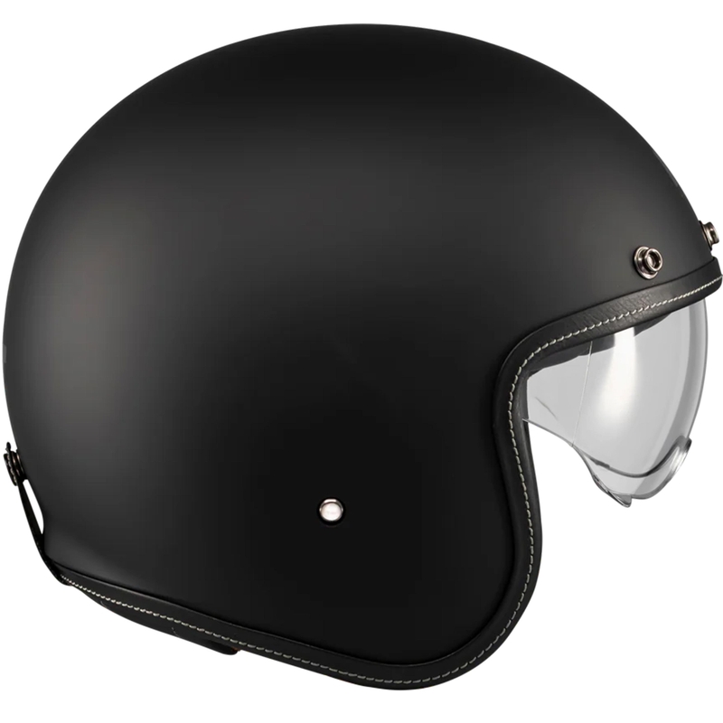 Cască de motocicletă deschisă MT Lemans 2 SV S Pure A1 negru mat